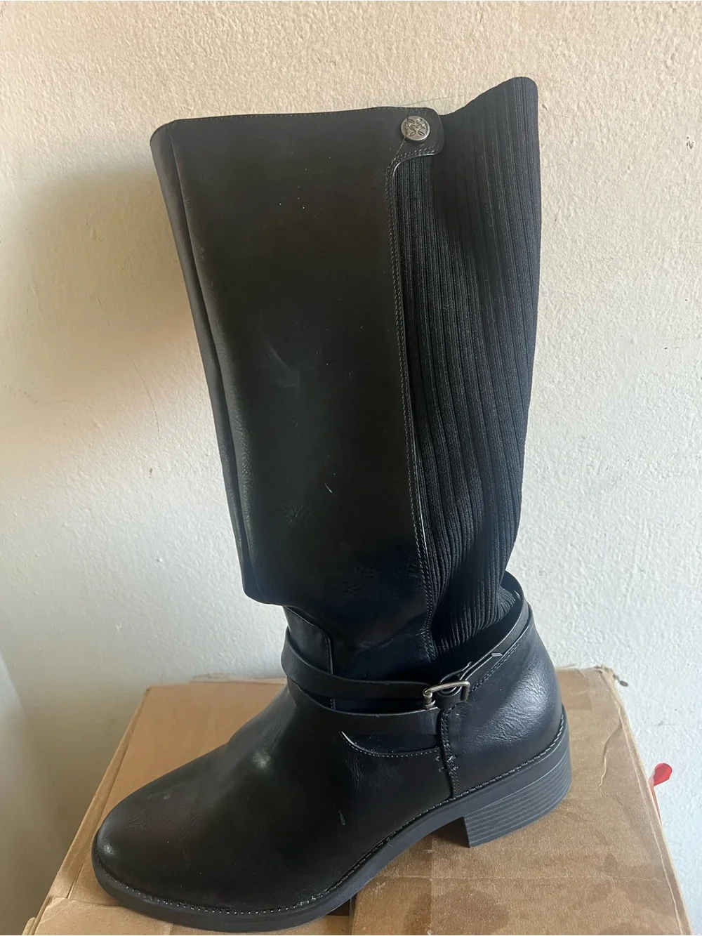 LifeStride Brittany Over-the-Knee Boots in Black